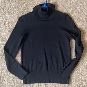 Cupid Black Turtleneck Sweater